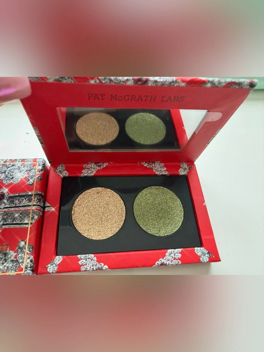 Pat McGrath Labs Luminous Legends Eye Shadow Duo Celestial Jade, Moonlight Gold